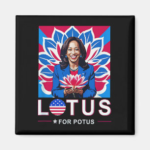 Imán Lotus For Potus USA Election Kamala Harris 2024