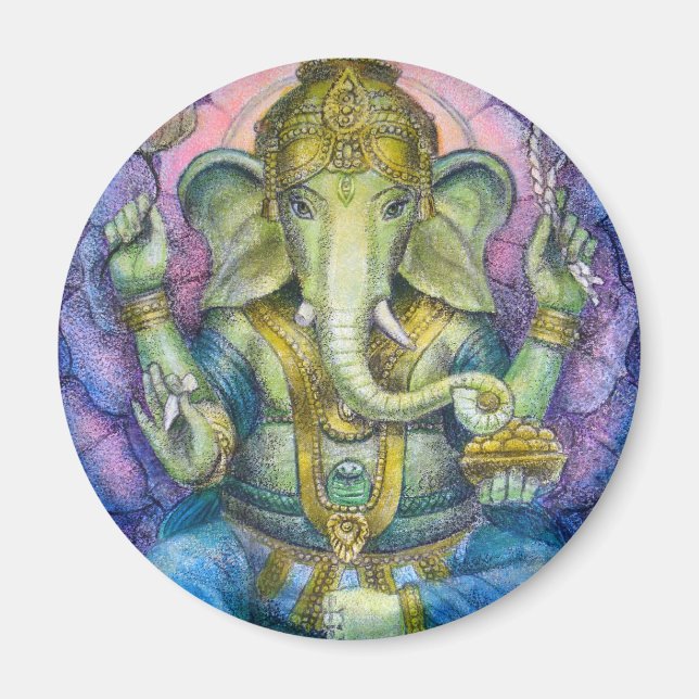 Imán Lotus Ganesha Magnet (Frente)