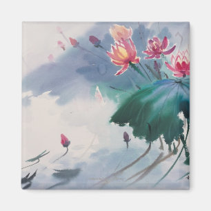 Imán Lotus in the Pond