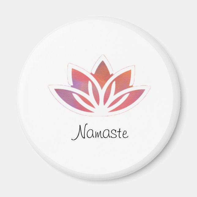 Imán Lotus Namaste Magnet (Frente)