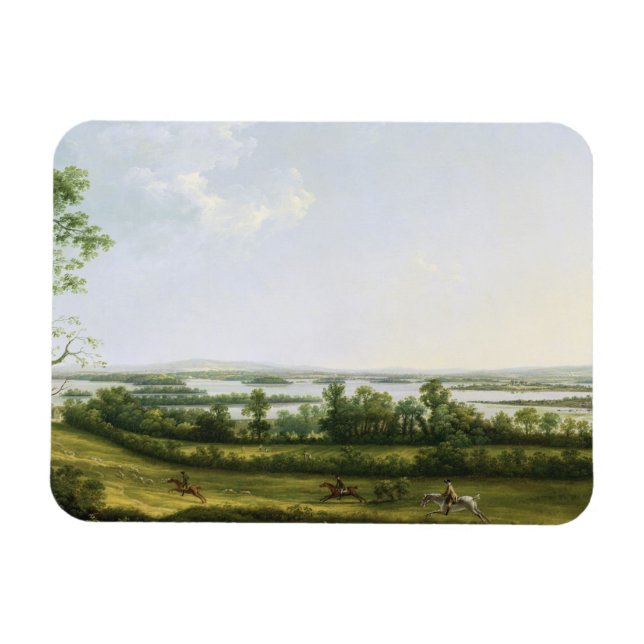 Imán Lough Erne de Knock Ninney, con Bellisle en el (Horizontal)