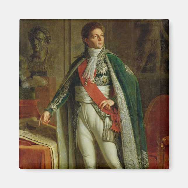 Imán Louis Alexandre Berthier Mostrando el mapa de (Frente)