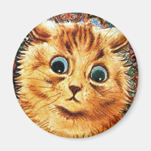 Imán Louis Wain cat