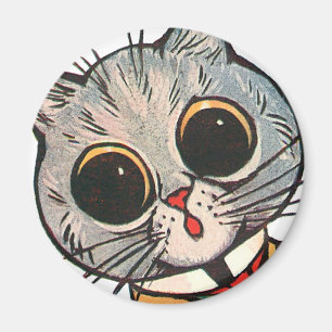 Imán Louis Wain cat Magnet