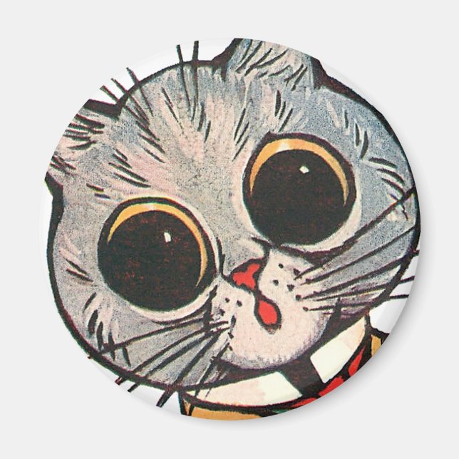Imán Louis Wain cat Magnet (Frente)