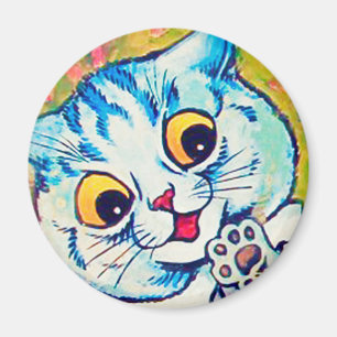 Imán Louis Wain cat Magnet