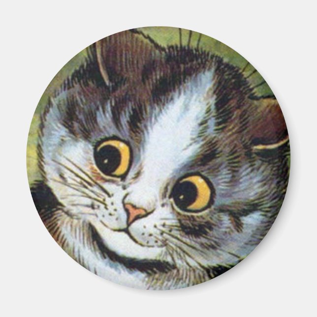 Imán Louis Wain cat Magnet (Frente)