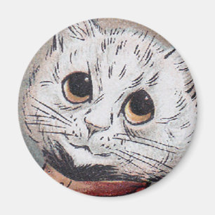 Imán Louis Wain cat Magnet