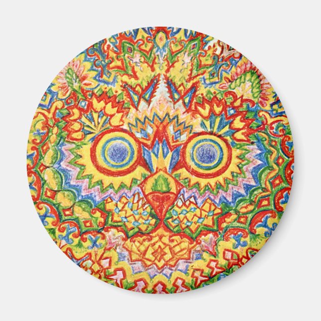 Imán Louis Wain cat Magnet (Frente)
