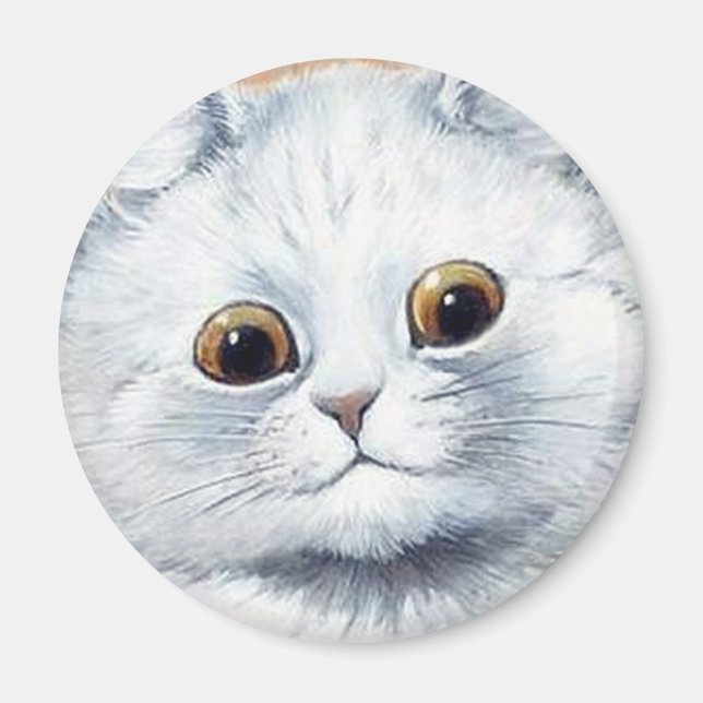 Imán Louis Wain cat Magnet (Frente)