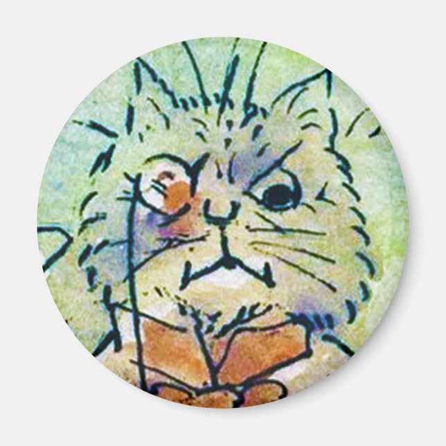 Imán Louis Wain cat Magnet (Frente)