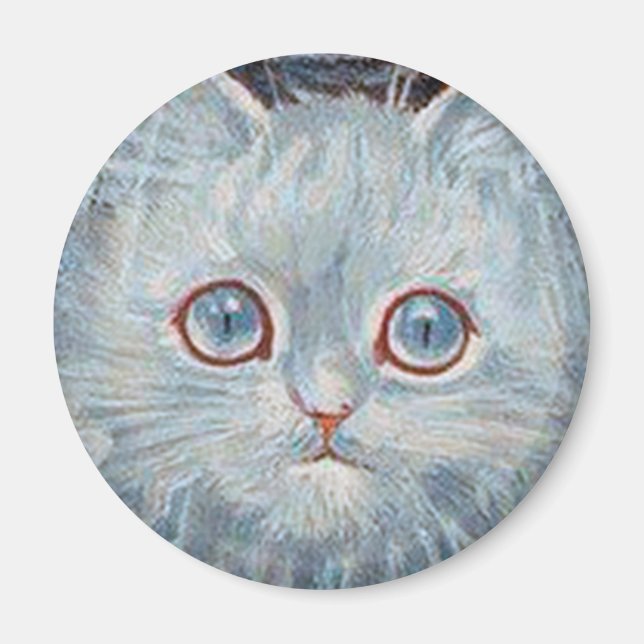 Imán Louis Wain cat Magnet (Frente)