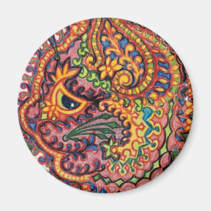 Imán Louis Wain cat Magnet