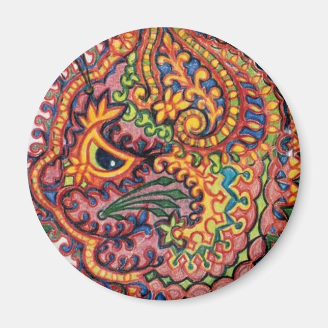 Imán Louis Wain cat Magnet (Frente)