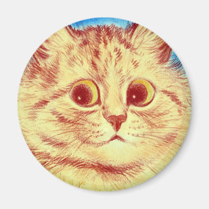 Imán Louis Wain cat Magnet