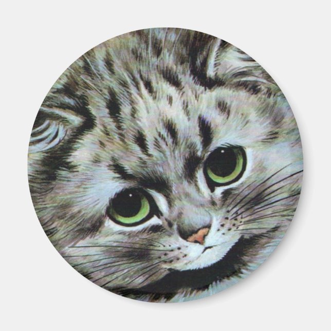 Imán Louis Wain cat Magnet (Frente)