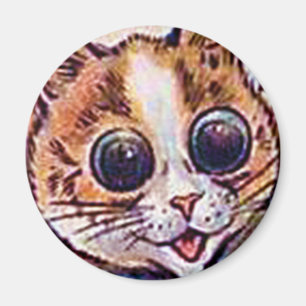 Imán Louis Wain cat Magnet