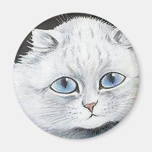 Imán Louis Wain cat Magnet