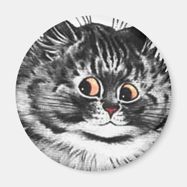 Imán Louis Wain cat Magnet (Frente)