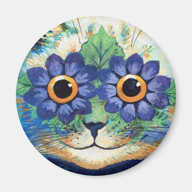 Imán Louis Wain cat Magnet (Frente)