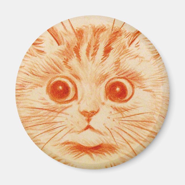 Imán Louis Wain cat Magnet (Frente)