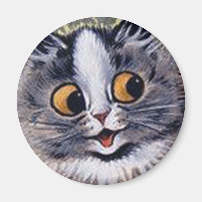 Imán Louis Wain cat Magnet (Frente)
