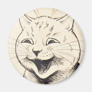 Imán Louis Wain cat Magnet
