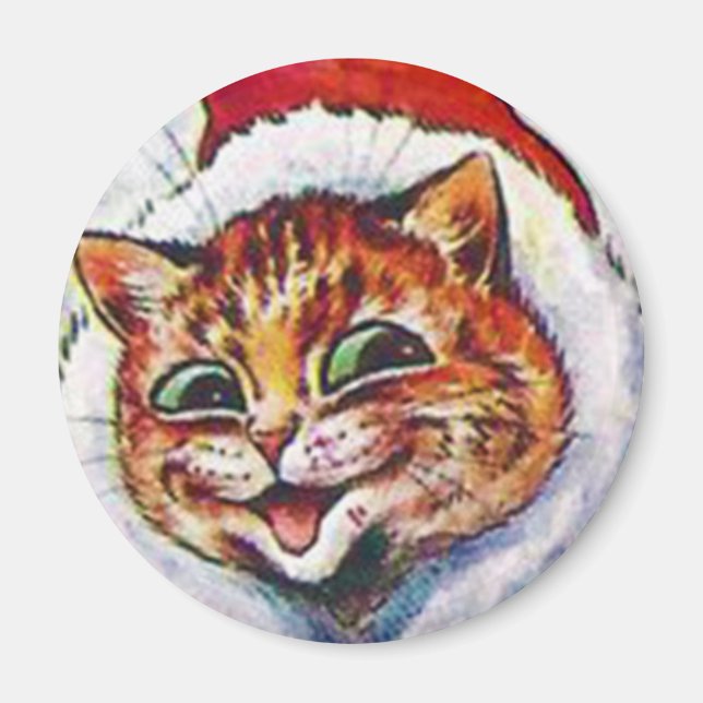 Imán Louis Wain cat Magnet (Frente)
