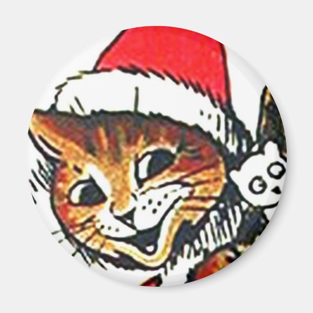 Imán Louis Wain cat Magnet (Frente)