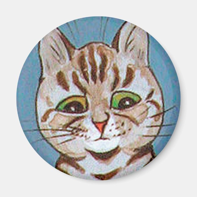 Imán Louis Wain cat Magnet (Frente)