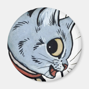 Imán Louis Wain cat Magnet