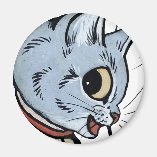 Imán Louis Wain cat Magnet (Frente)