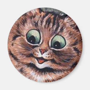 Imán Louis Wain cat Magnet