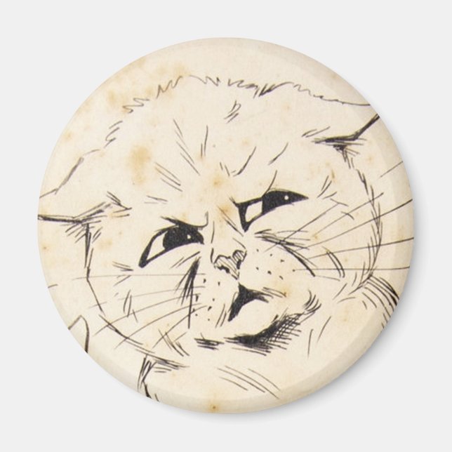 Imán Louis Wain cat Magnet (Frente)