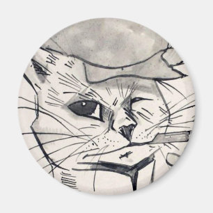 Imán Louis Wain cat Magnet