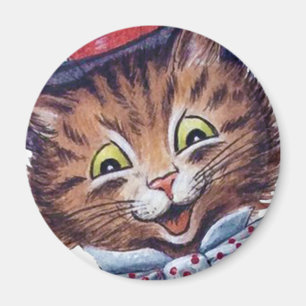 Imán Louis Wain cat Magnet