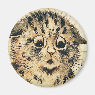 Imán Louis Wain cat Magnet