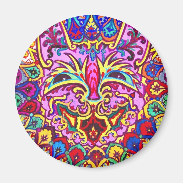Imán Louis Wain cat Magnet (Frente)