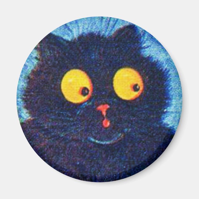 Imán Louis Wain cat Magnet (Frente)