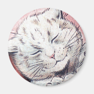 Imán Louis Wain cat Magnet