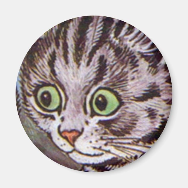 Imán Louis Wain cat Magnet (Frente)