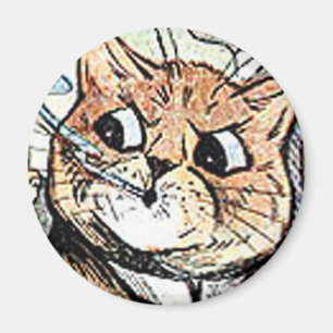 Imán Louis Wain cat Magnet