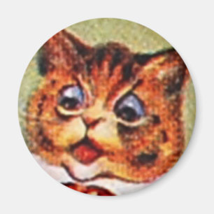 Imán Louis Wain cat Magnet