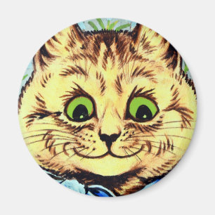 Imán Louis Wain cat Magnet