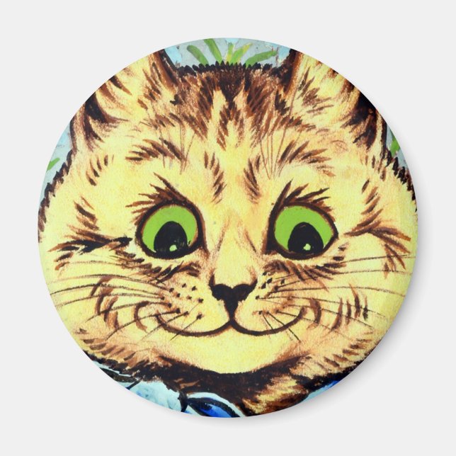 Imán Louis Wain cat Magnet (Frente)