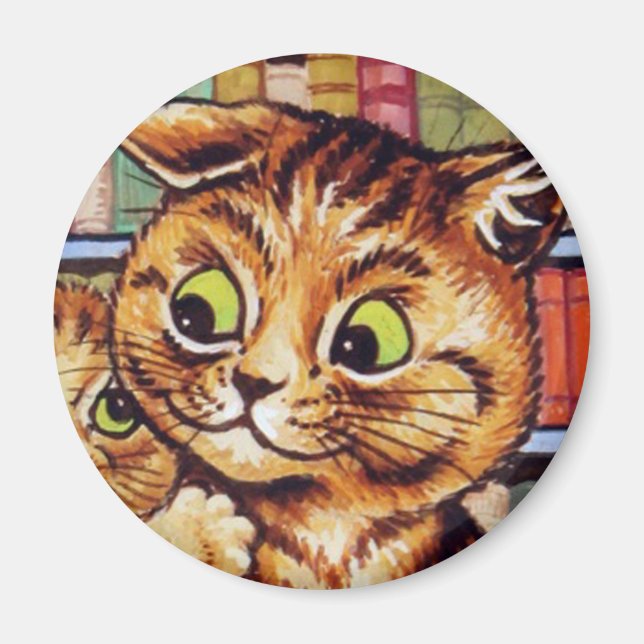 Imán Louis Wain cat Magnet (Frente)