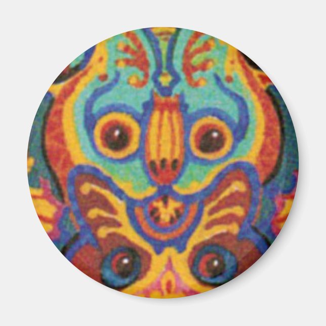 Imán Louis Wain cat Magnet (Frente)