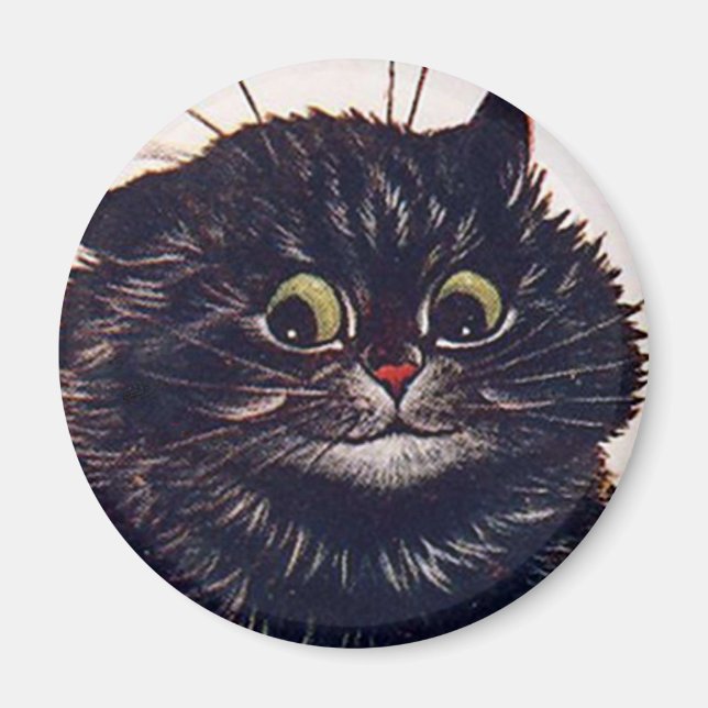 Imán Louis Wain cat Magnet (Frente)
