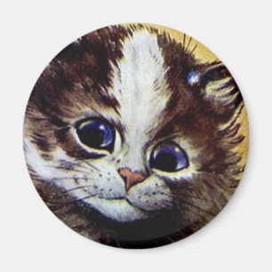 Imán Louis Wain cat Magnet
