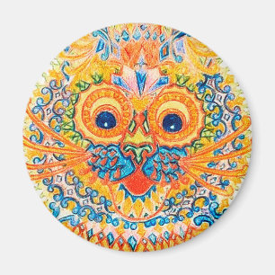 Imán Louis Wain cat Magnet